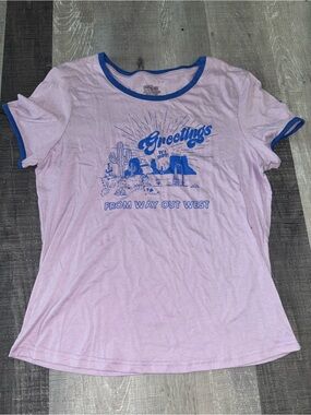 💜NEW Peanuts Purple Snoopy Graphic Tee
